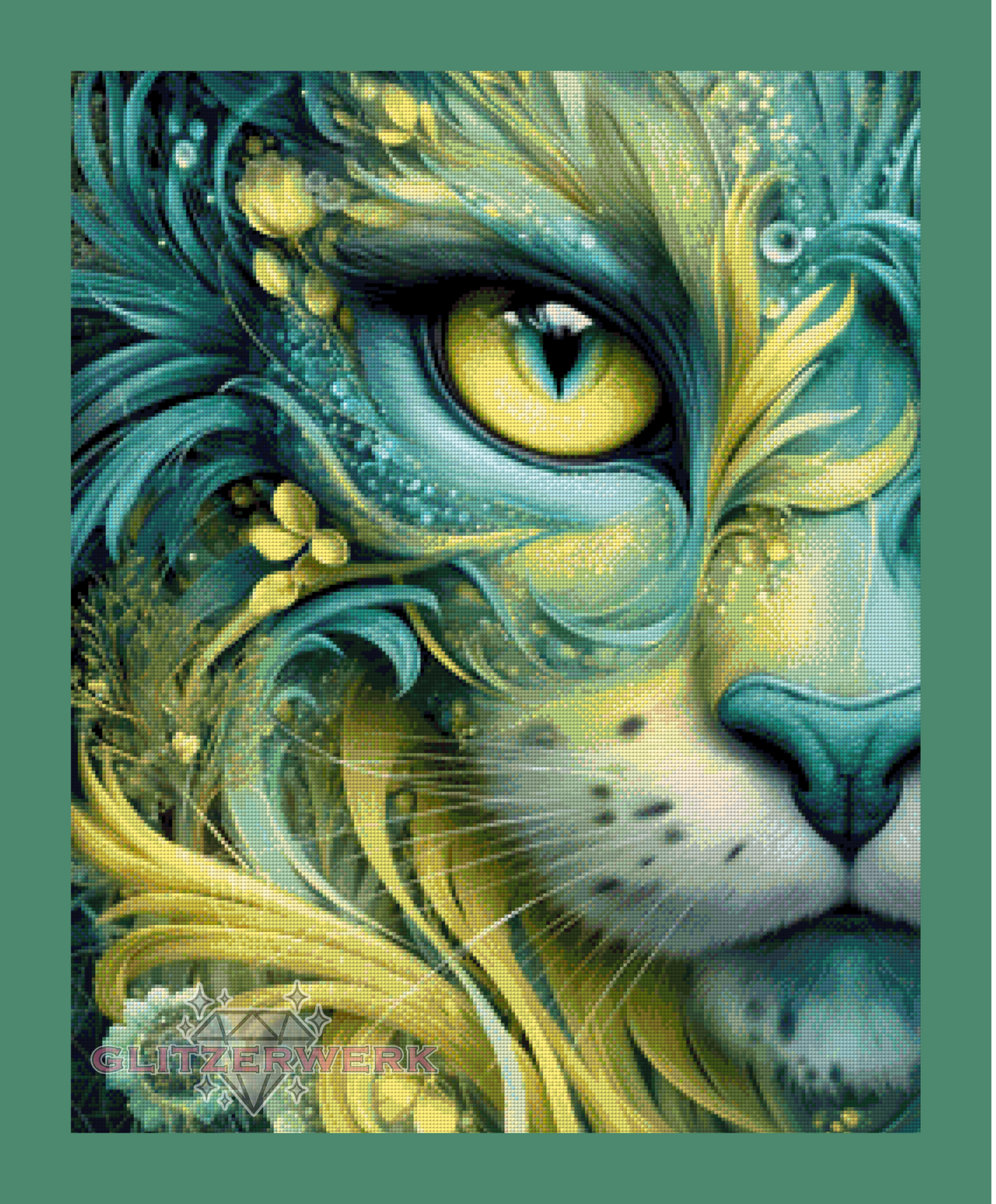 Aurora Felina by Sweet_Loco_AI 60x75cm 115 Farben