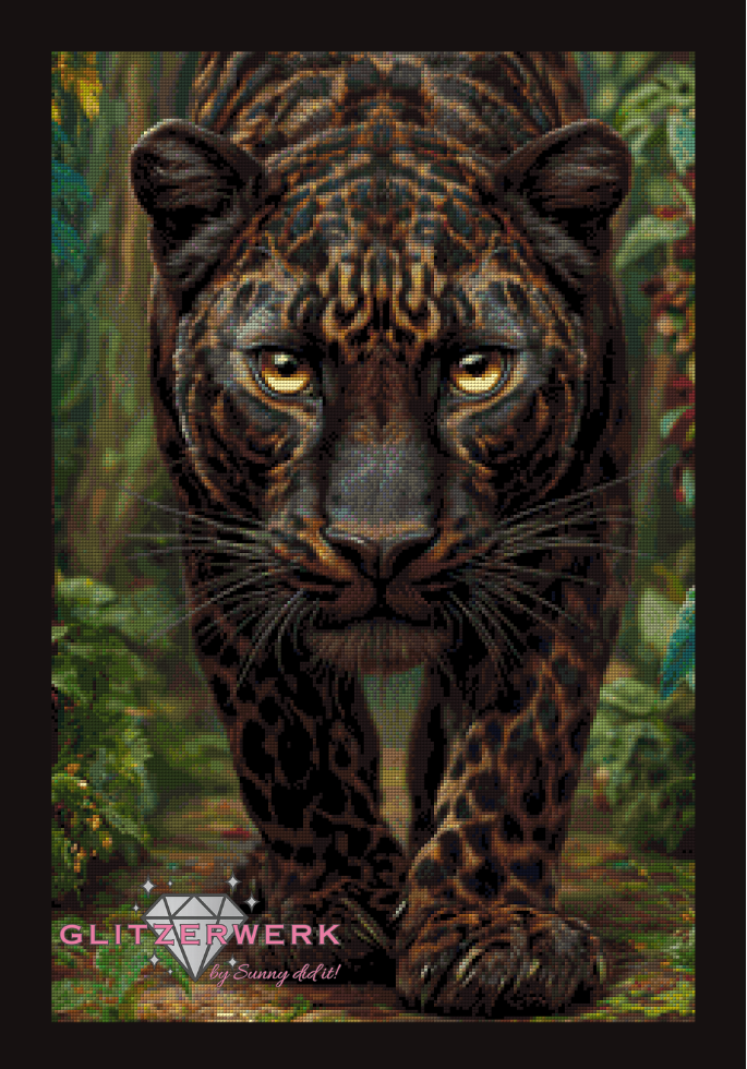King of the Shadows by Funkelreich 50x75cm 80 Farben