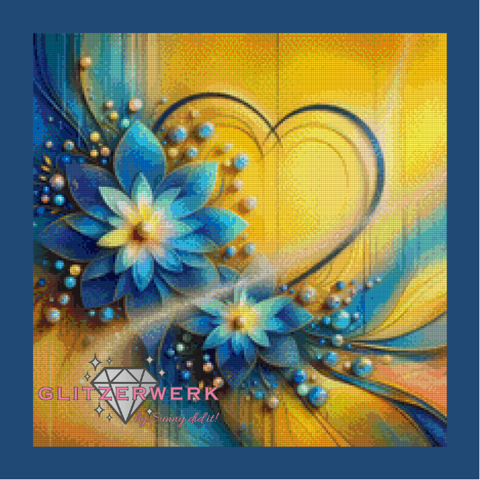 Blumen der Liebe by Marli Forst 50x50 100 Farben