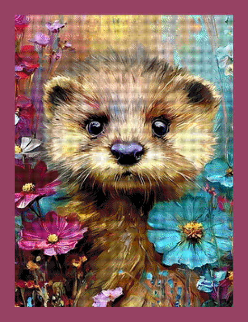 Otterglück by CaroFelicia 60x80cm 125 Farben