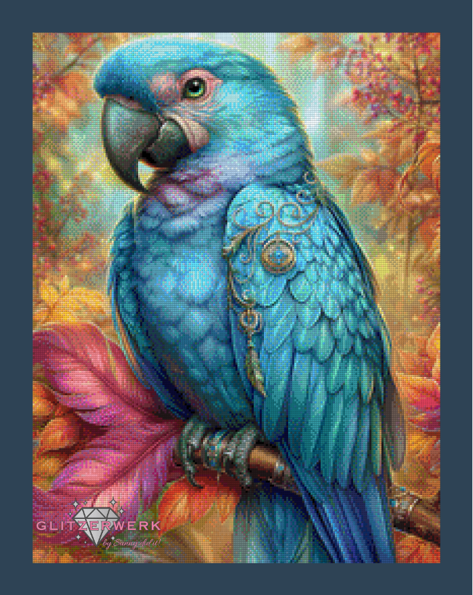 Azure Whisper by Sweet_Loco_AI 50x65cm 130 Farben
