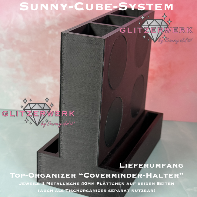 Sunny-Cube-System - Organizer "CoverMinder" - Glitzerwerk by Sunny did it!