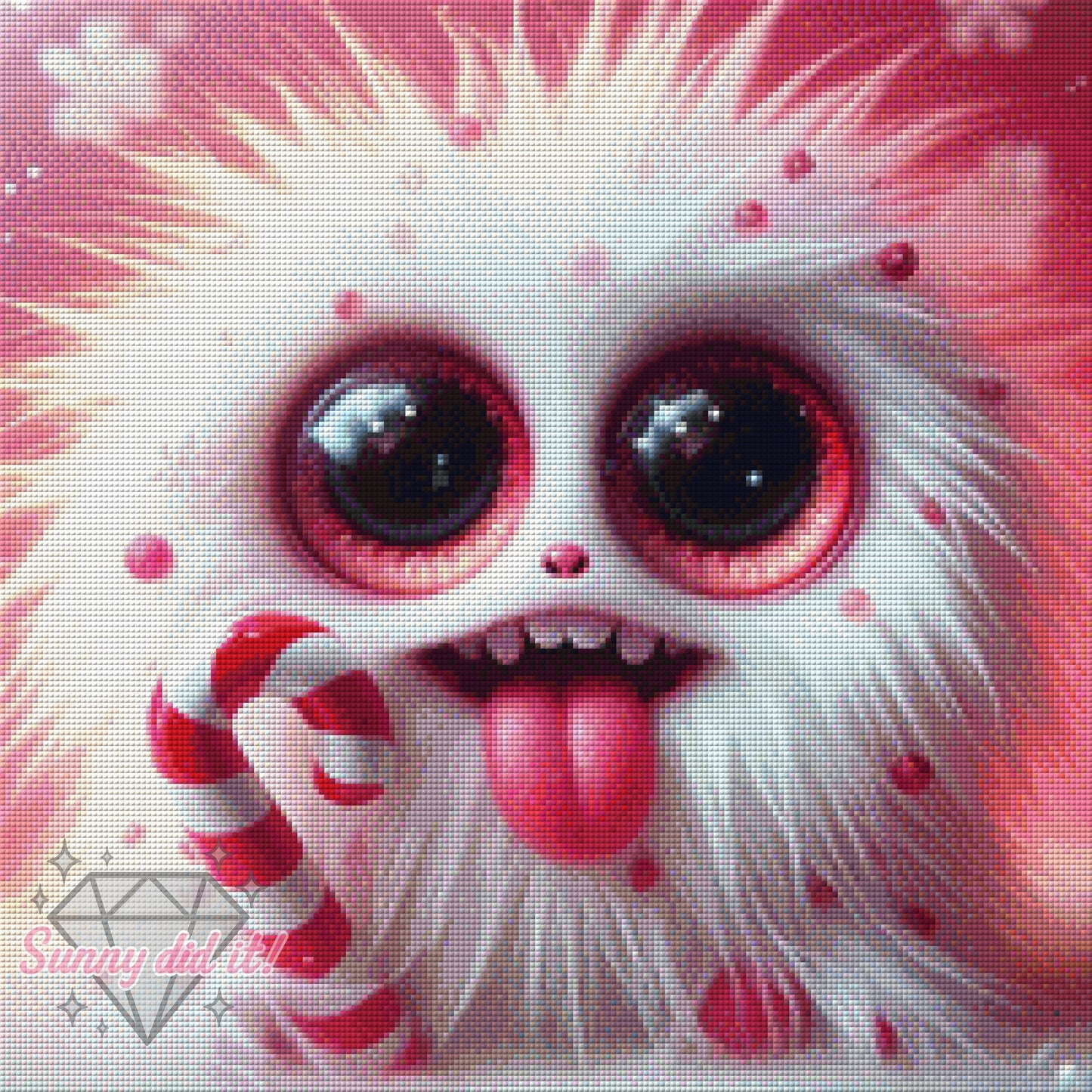 Zuckerstangenmonster by Cre8tive Diamond Art 50x50cm 110 Farben