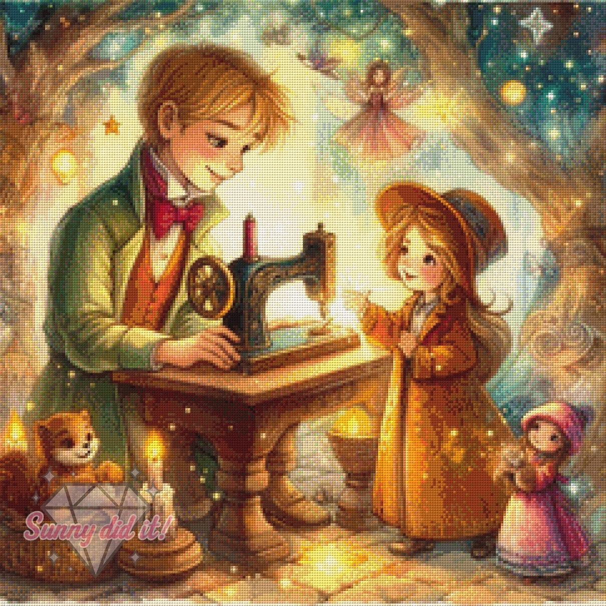 Stitchmaster by Sandra's KI Designs 60x60cm 130 Farben