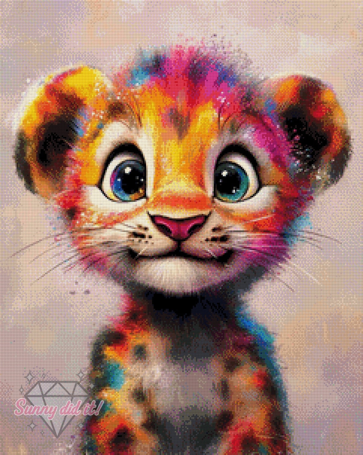 Clarence by CaroFelicia 60x75cm 130 Farben