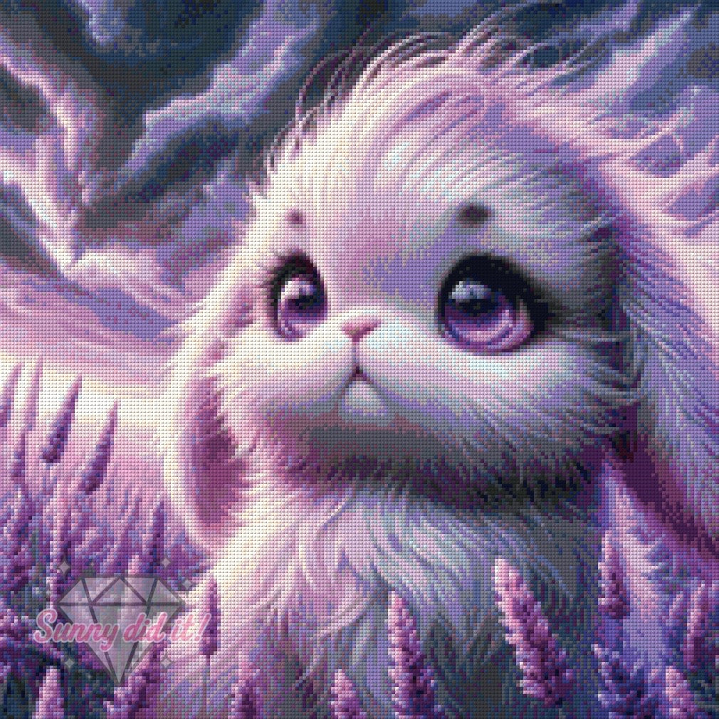 Lavender Bunny by Teddy's Kreativchaos 50x50 55 Farben