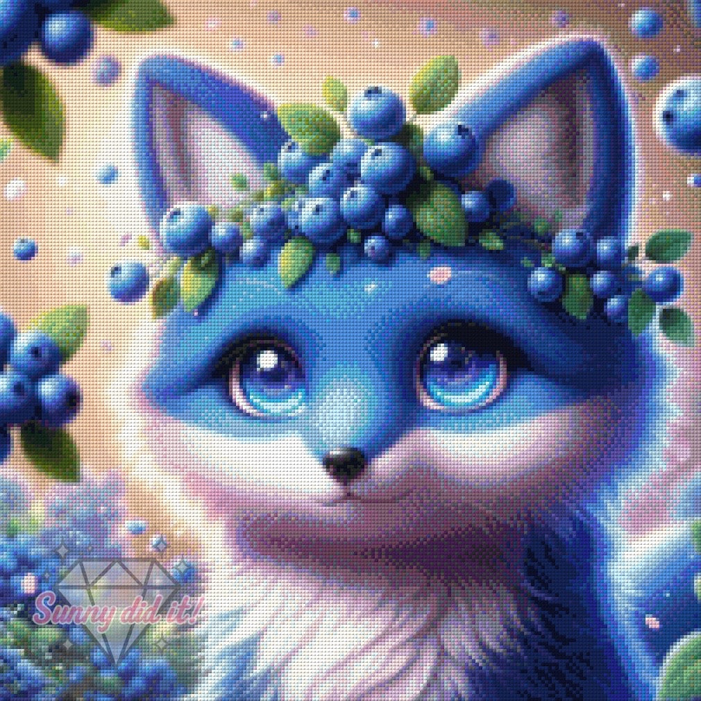 Blueberry Fox by Teddy's Kreativchaos 50x50 125 Farben