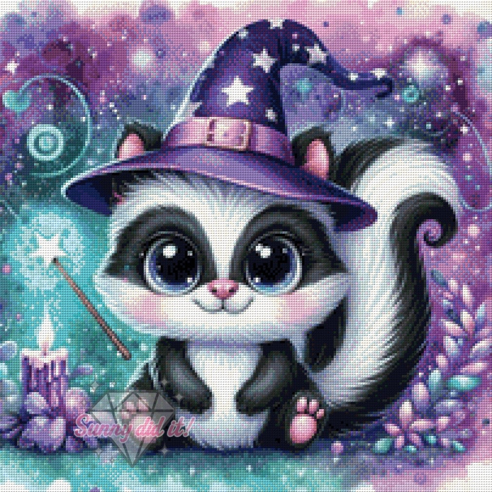 Wizzard by Sandra's KI Designs 50x50cm 100 Farben