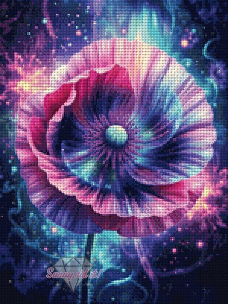 Neon Poppy by Sunny did it! 45x60cm 125 Farben