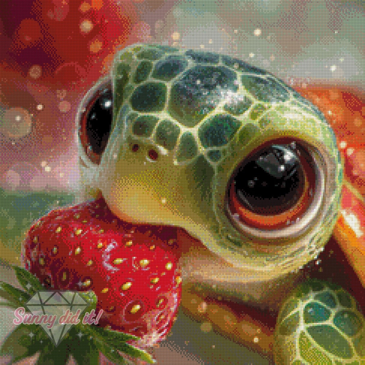 Naschkröte by Funkelreich 60x60cm 110 Farben