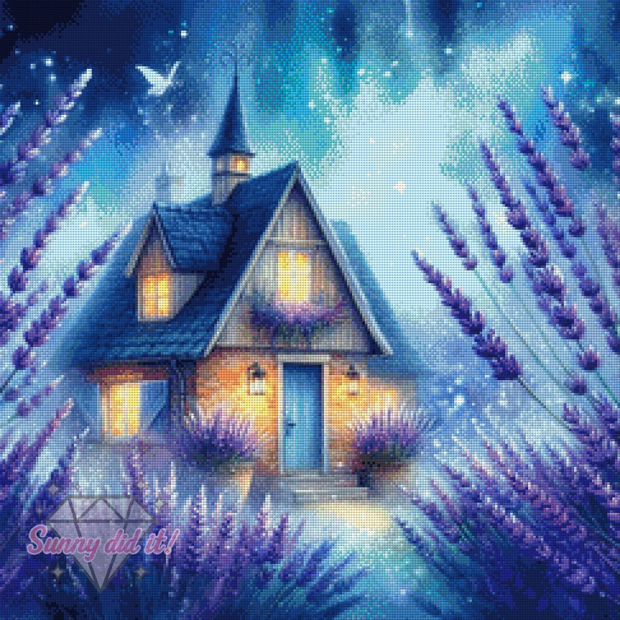 Lavenderdream by Christa.fe KI 60x60cm 100 Farben