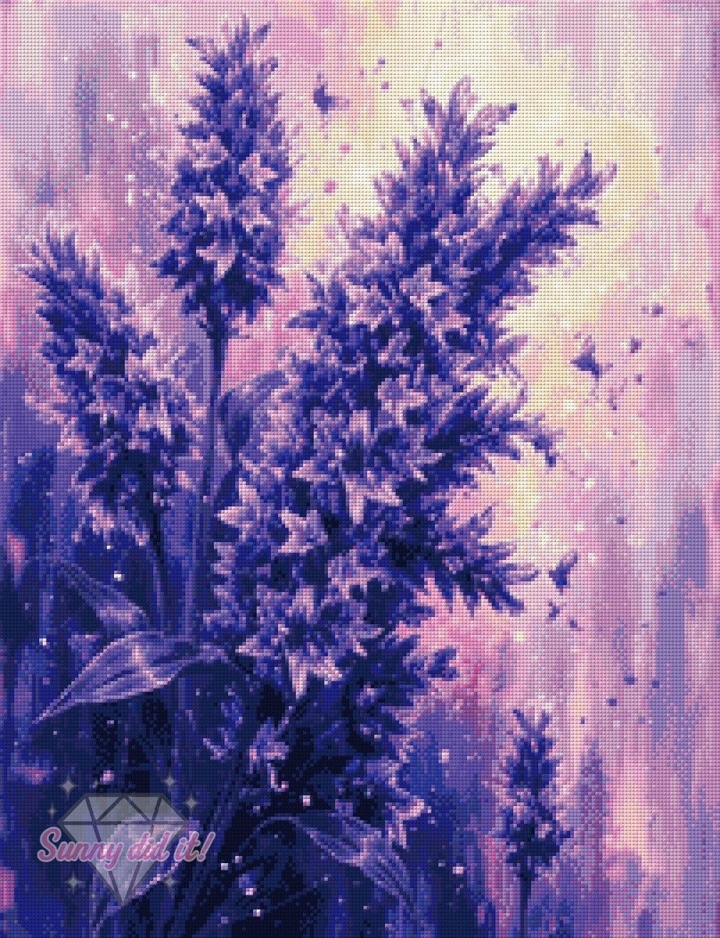Lavender by Sunny did it! 50x65cm 35 Farben