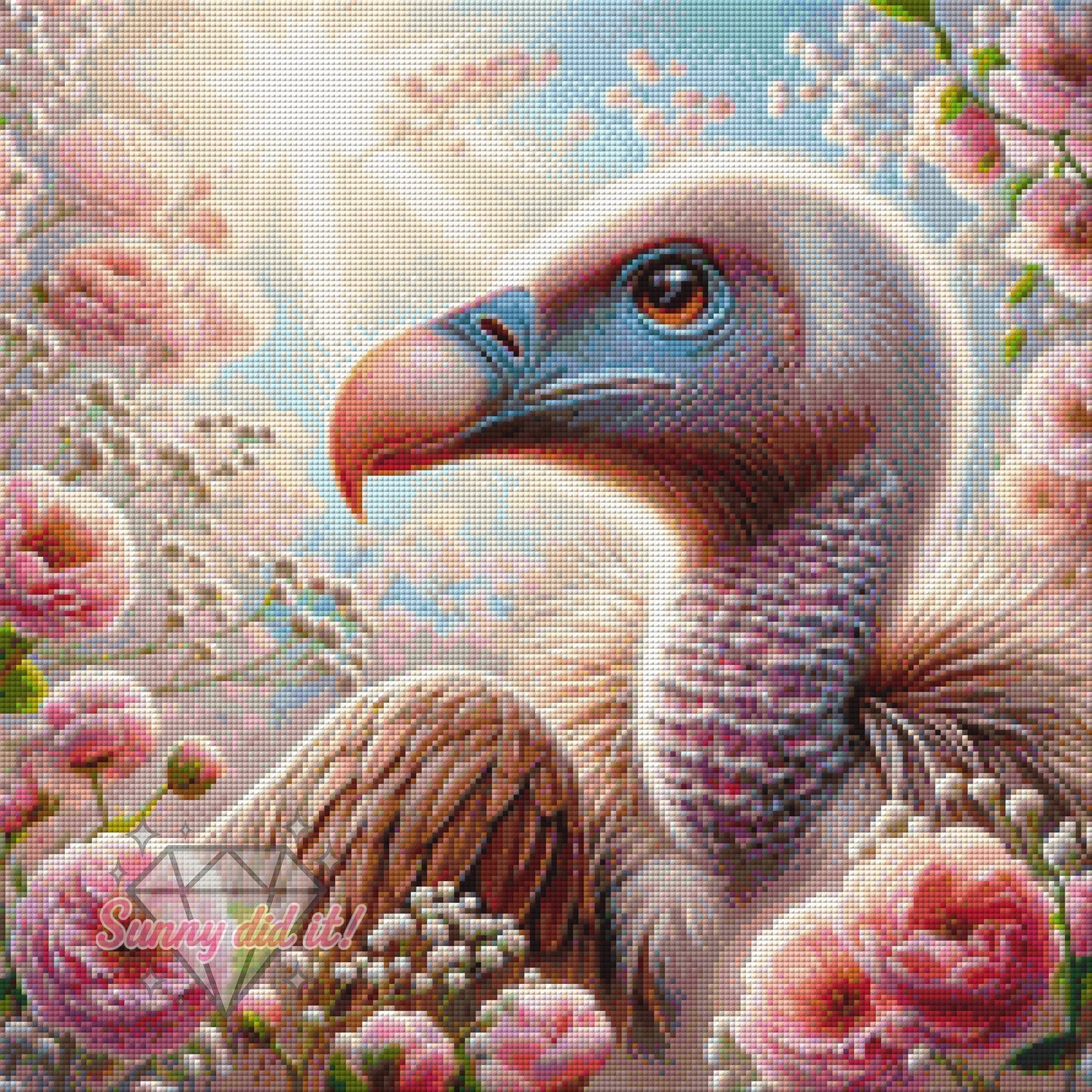 Geier by Teddy's Kreativchaos 50x50cm 85 Farben