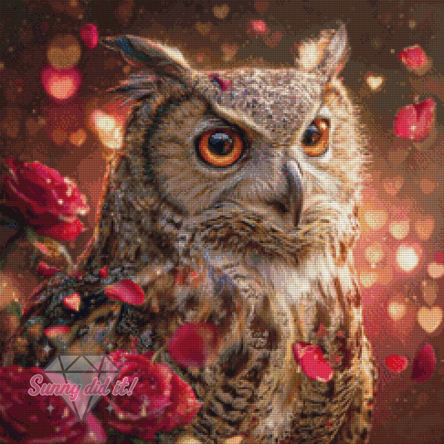 Valentinseule by Funkelreich 60x60cm 100 Farben