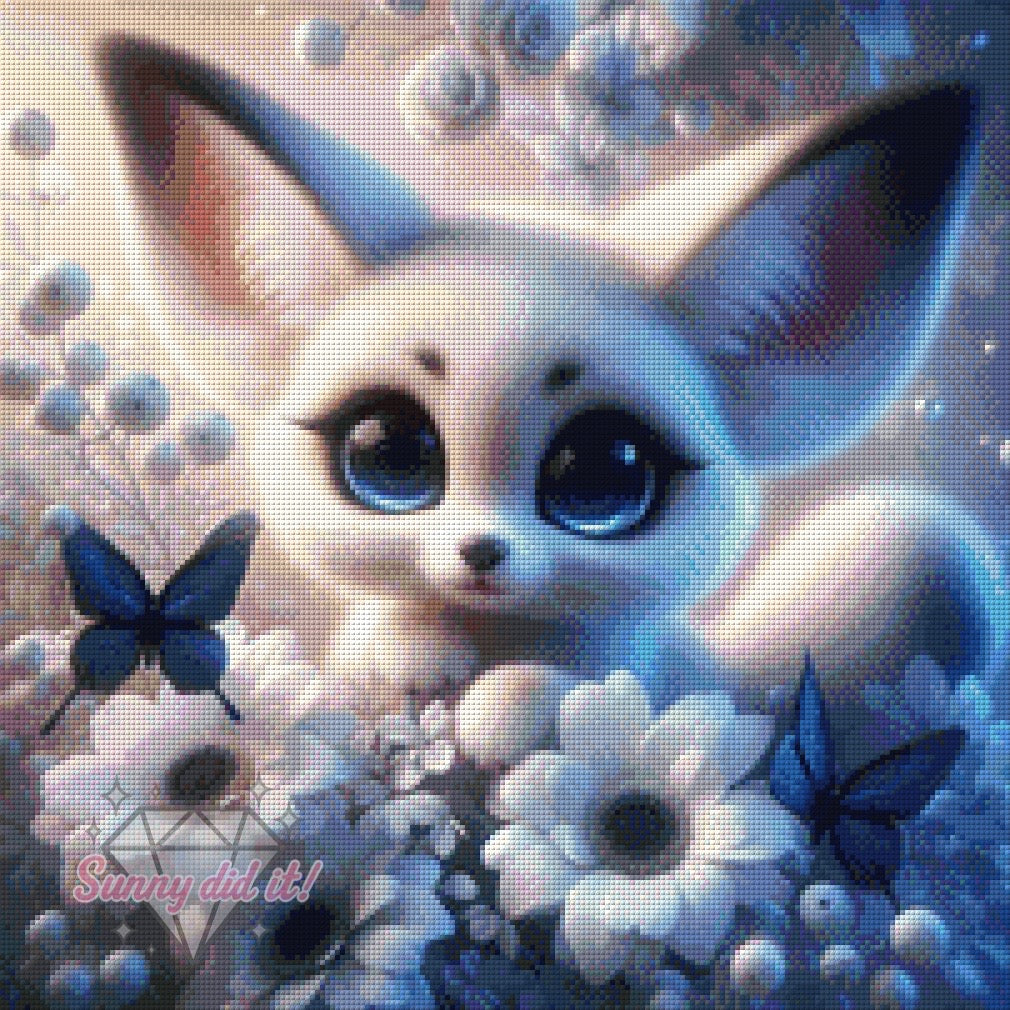 Mimi Blue by Teddy's Kreativchaos 50x50cm 90 Farben