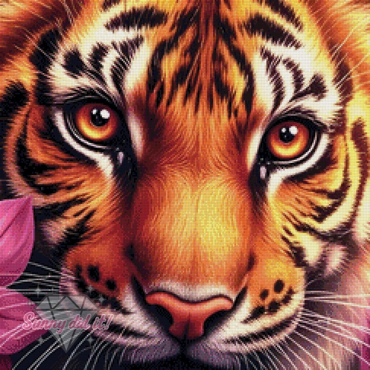 Tiger 2.0 by Sunny did it! 60x60cm 100 Farben