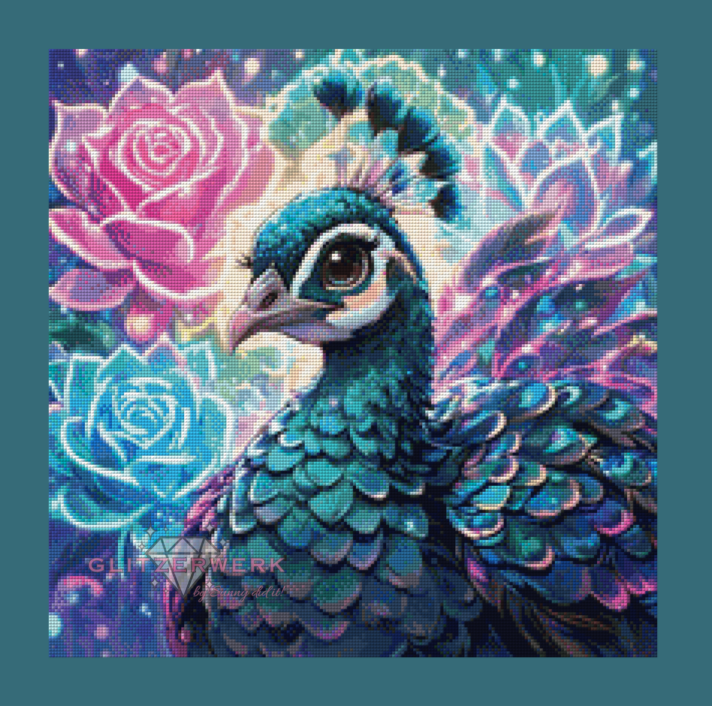 Pavina by Tiki_DIAMONDS.ai 50x50cm 90 Farben