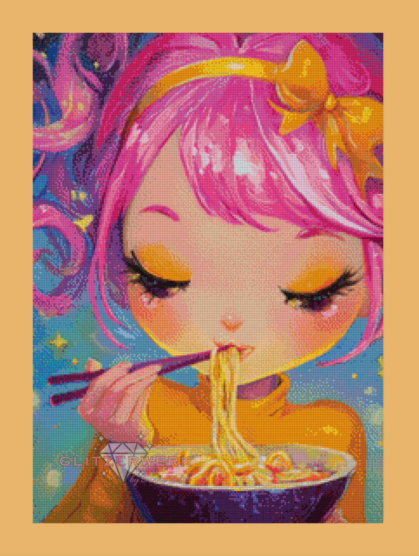 Ramen Dreams by Shiny Unicorn Ai 50x70cm 85 Farben