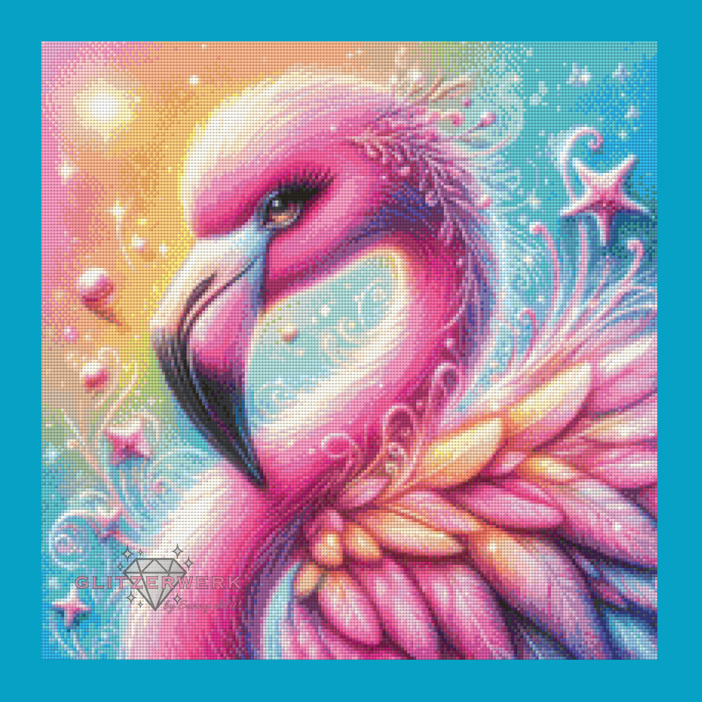 Cotton Candy Sky by Teddy's Kreativchaos 60x60cm 90 Farben