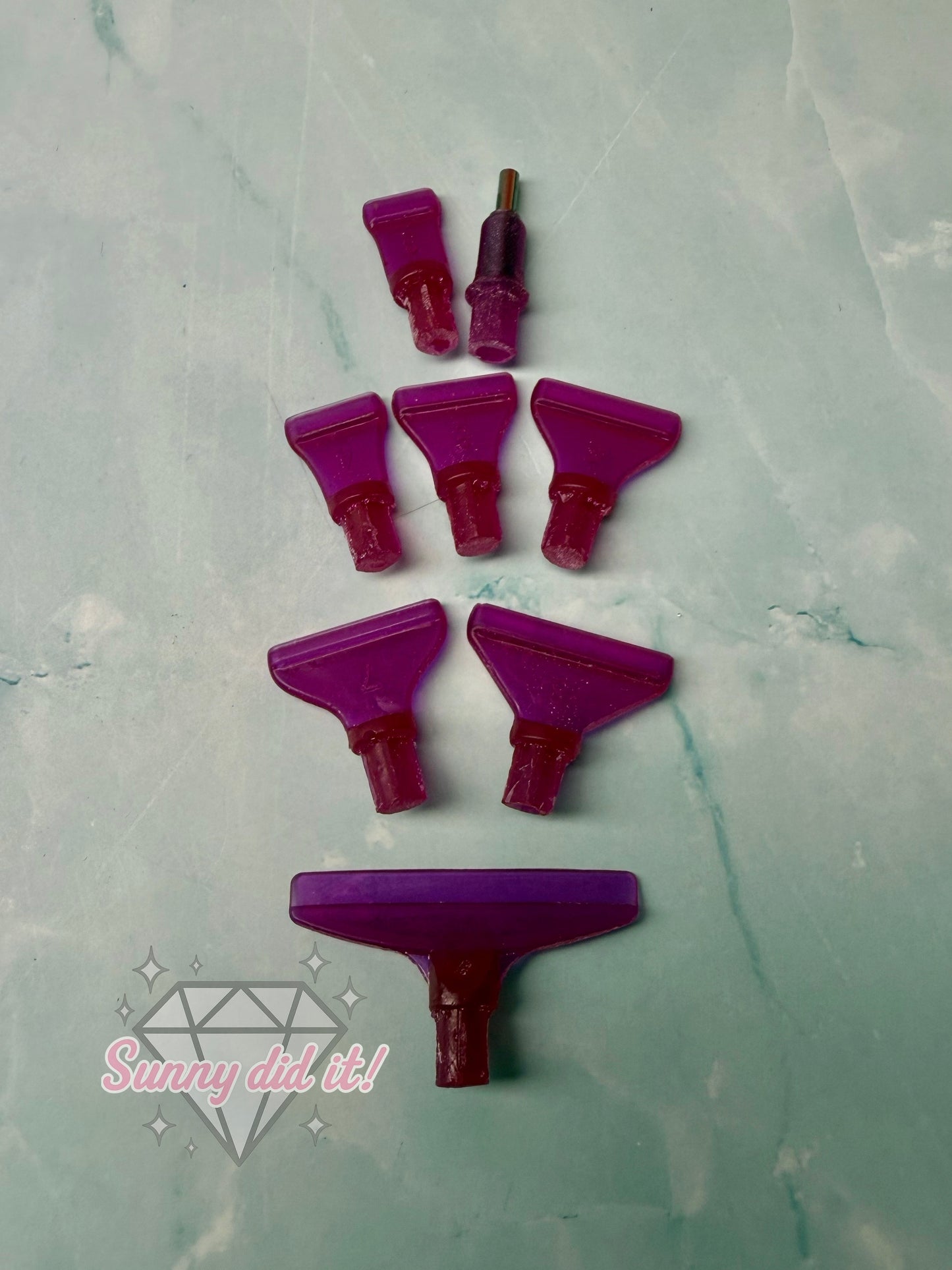 Einzelstücke Set Diamond Painting Resin Aufsätze zum Stecken