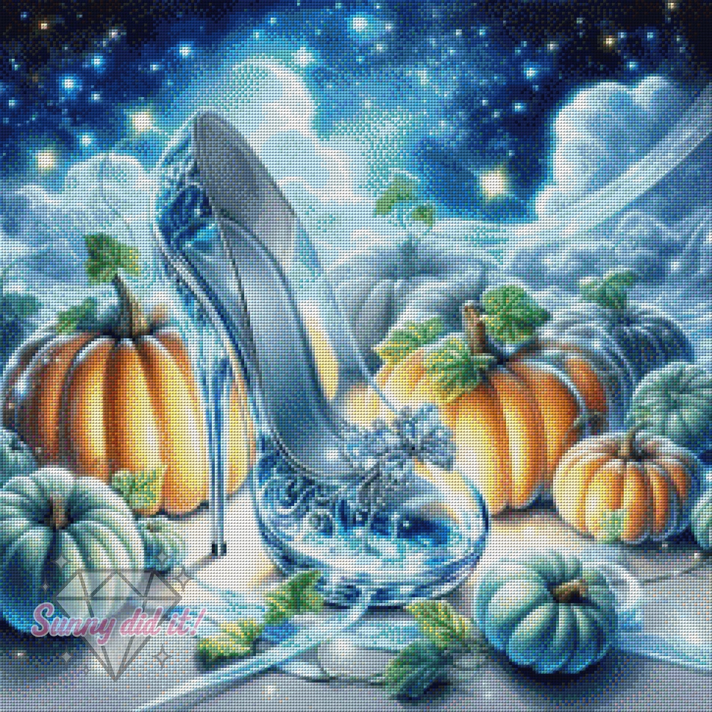 Schuh aus Glas by Teddy's Kreativchaos 60x60cm 130 Farben