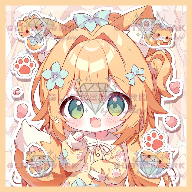 Liora's Sweet Day by Funkelreich 50x50cm 70 Farben mit 7x Sondersteinen