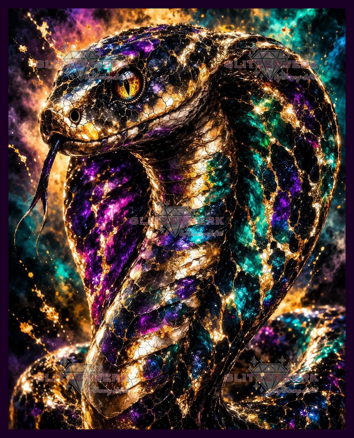 Cobra by Christa.fe KI 60x75cm 100 Farben
