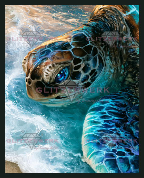 Reiter der Wellen by Sunny did it! 40x50cm 115 Farben