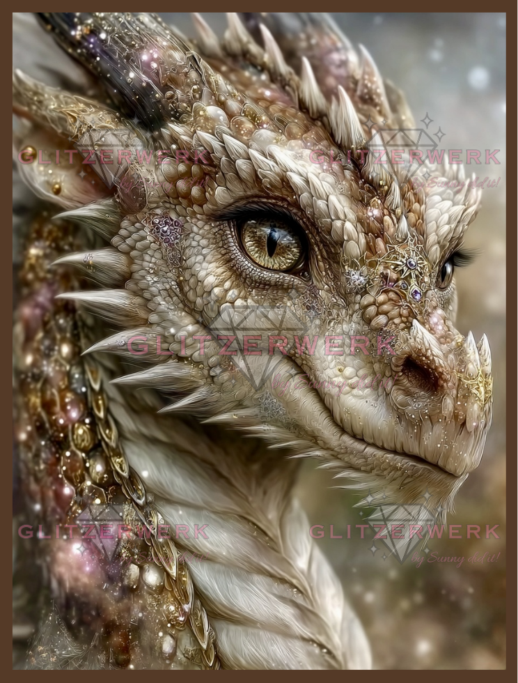 Celestial Dragon by Sandrietta_ai 60x80cm 85 Farben