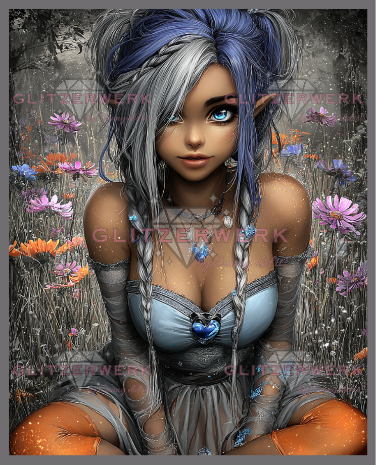 Elfenherz by Sunny did it! 60x75cm 150 Farben