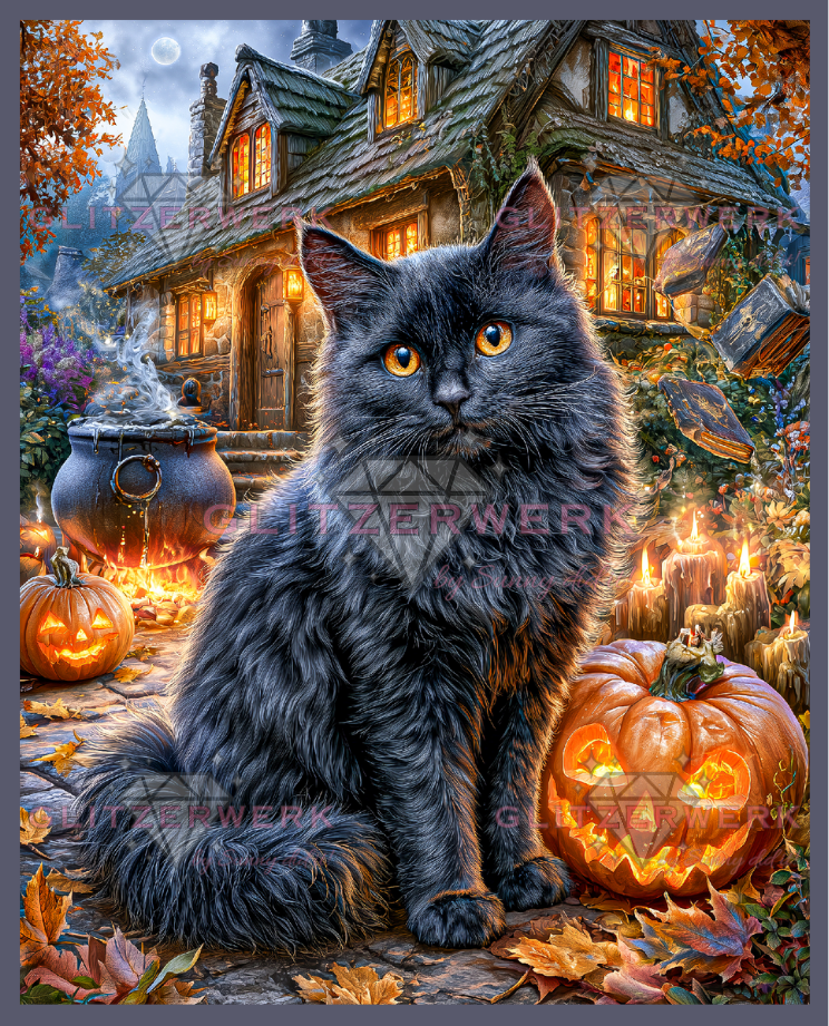 Wo der Zauber wohnt by Funkelreich 60x75cm 125 Farben