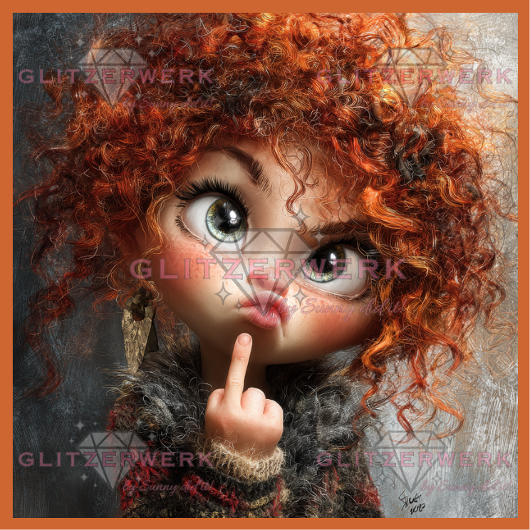 Ooopssssi by Kreativköter Mr. Clay 60x60cm 150 Farben