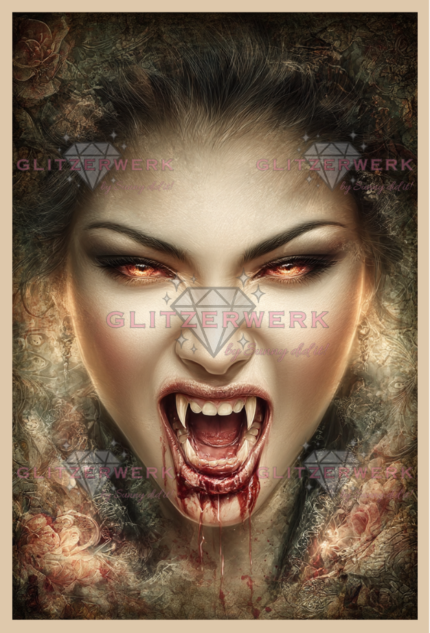 Jägerin der Nacht by Sunny did it! 50x75cm 90 Farben