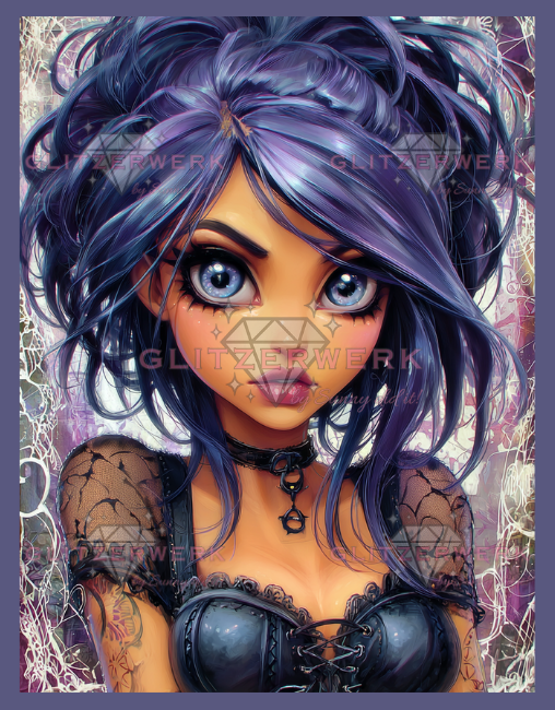 Velvet Girl - Nyra by Sunny did it! 40x52cm 100 Farben