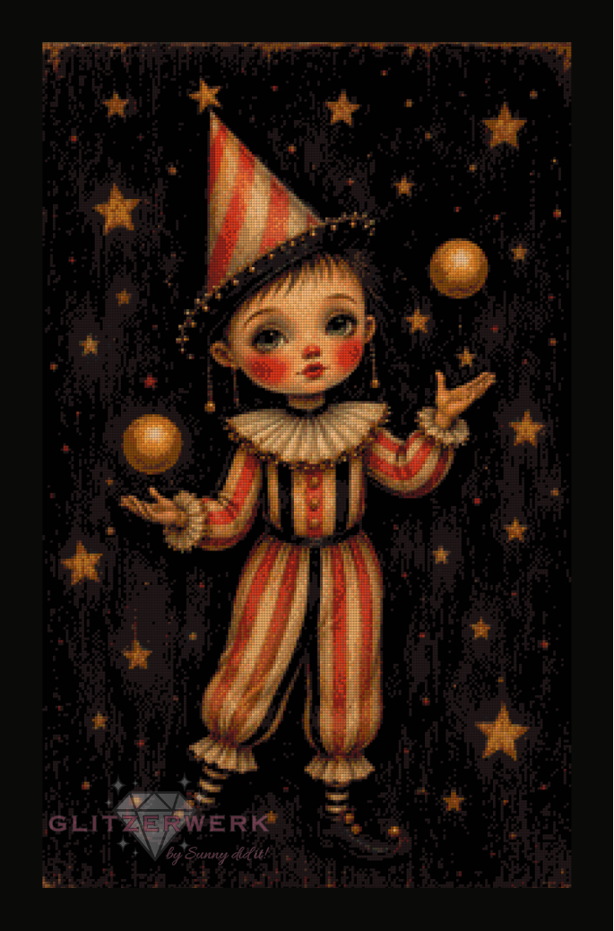 Kinder der Sterne - Sternenjongleur by Cre8tive Diamond Art 50x80cm 60 Farben