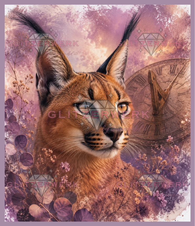 Hüter der Sonnenuhr by Kaira AI Art 60x70cm 115 Farben