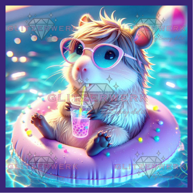 Poolparty by Lexxy.ai 50x50cm 95 Farben