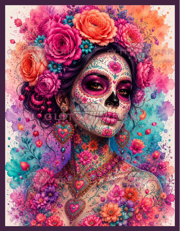 Blütenkönigin by Cre8tive Diamond Art 50x65cm 160 Farben