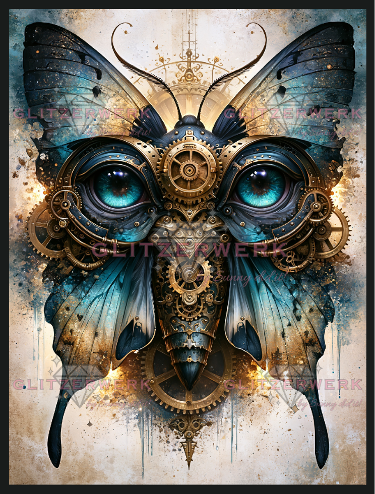 Augen der Zeit by Sweet_Loco_AI 60x80cm 180 Farben