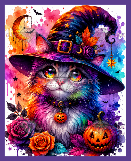 Hello Halloween by Cre8tive Diamond Art 40x50cm 150 Farben mit 7x Sondersteinen