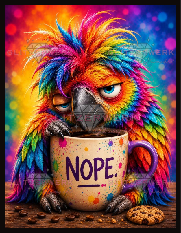 Nope by Christa.fe KI 50x65cm 135 Farben