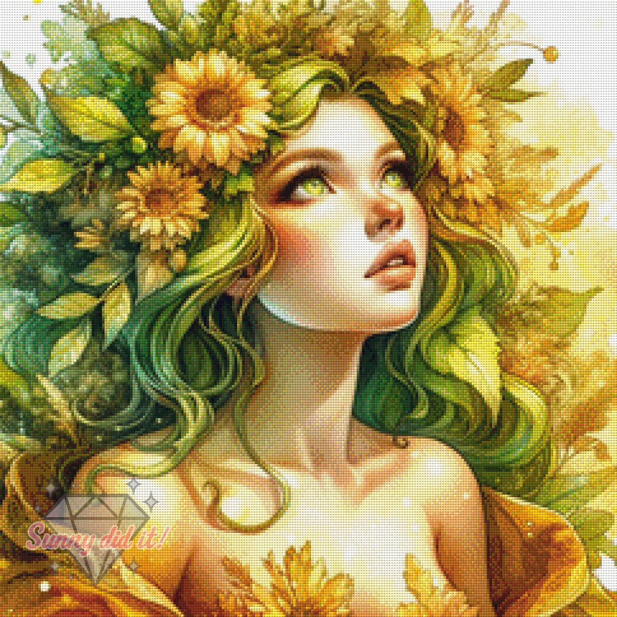 Heliantha by Cre8tive Diamond Art