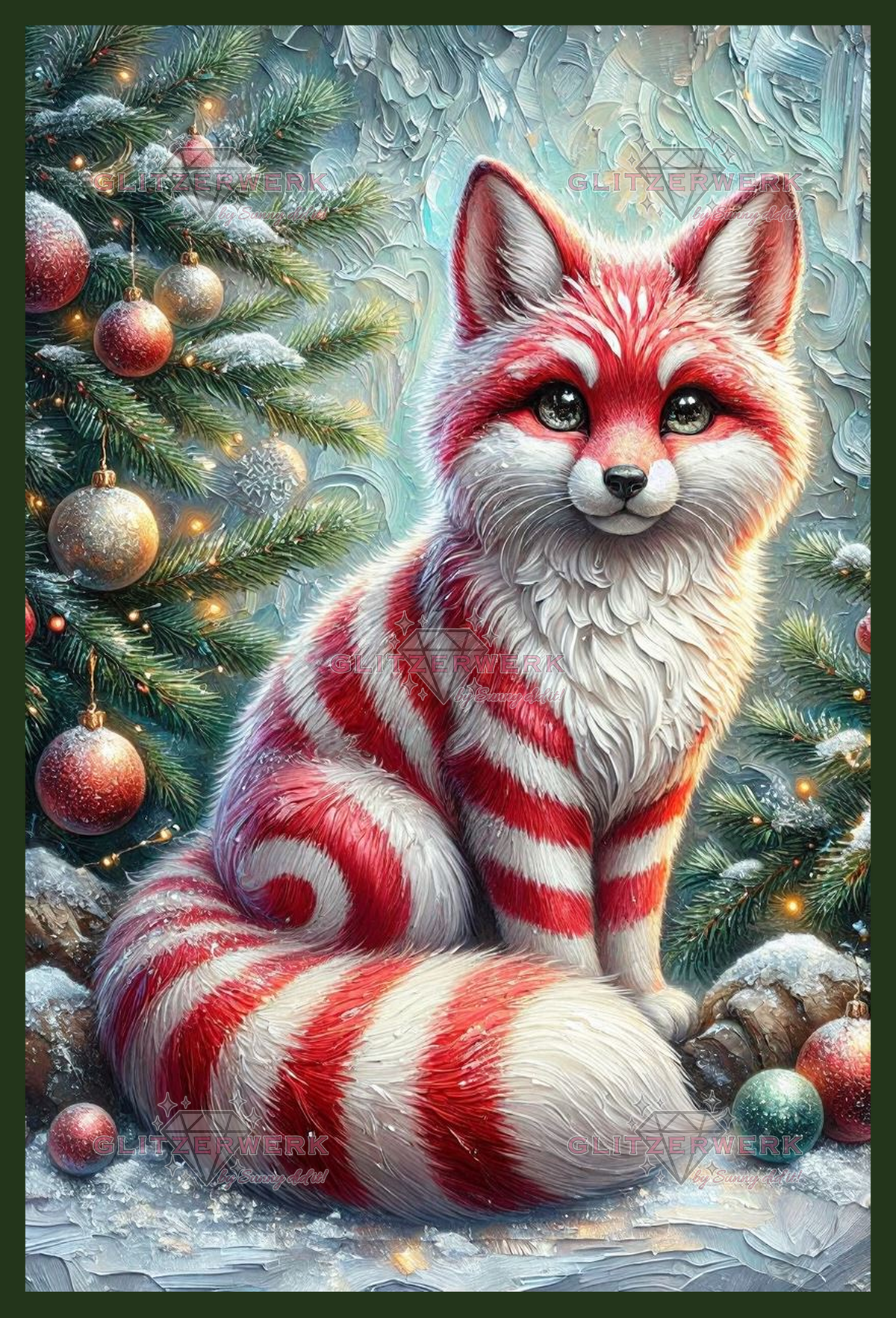 Zuckerstangenfuchs by Teddy's Kreativchaos 50x75cm 105 Farben