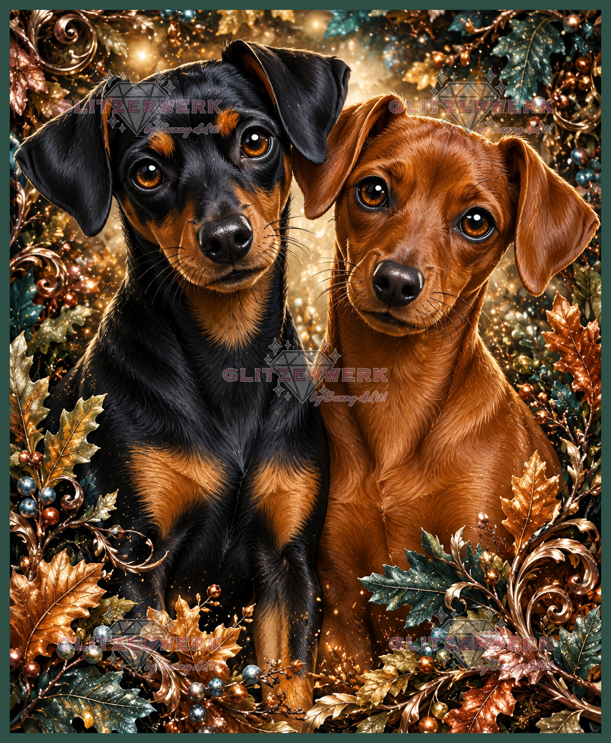 Terrorzwerge by Funkelreich 90x110cm 180 Farben