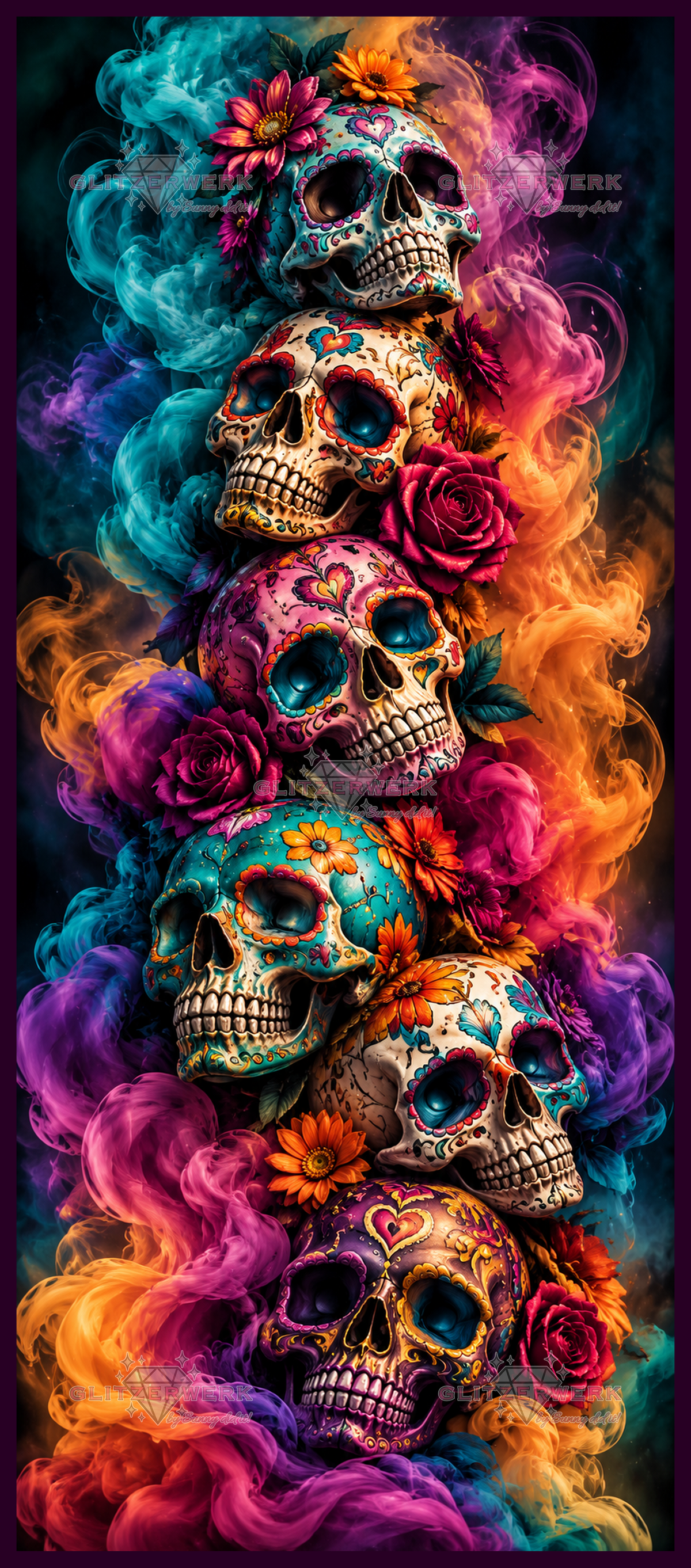 Souls of Smoke by Glitzerzwerk 60x140cm 140 Farben