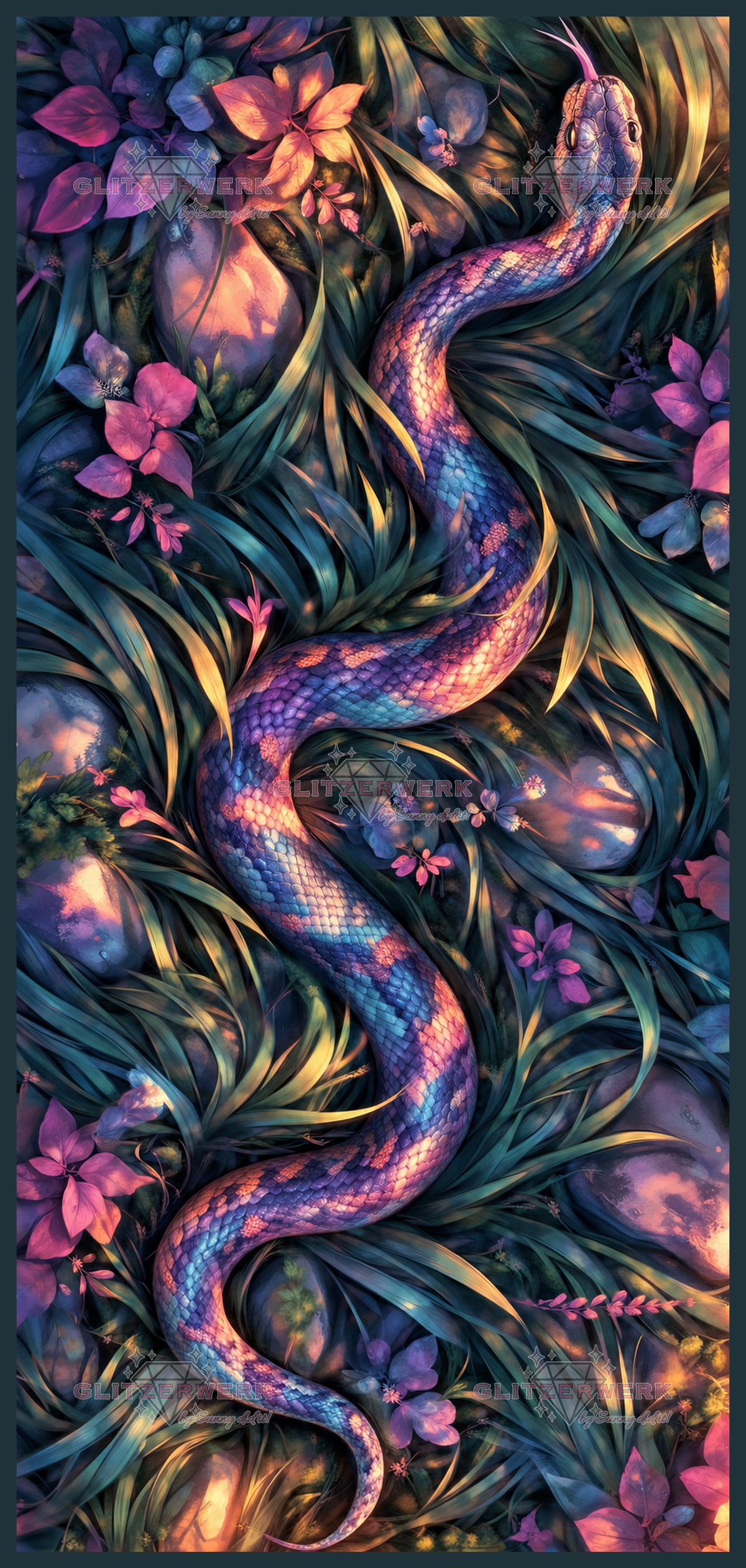 Scales of Starlight by Tiki_DIAMONDS.ai 65x140cm 135 Farben