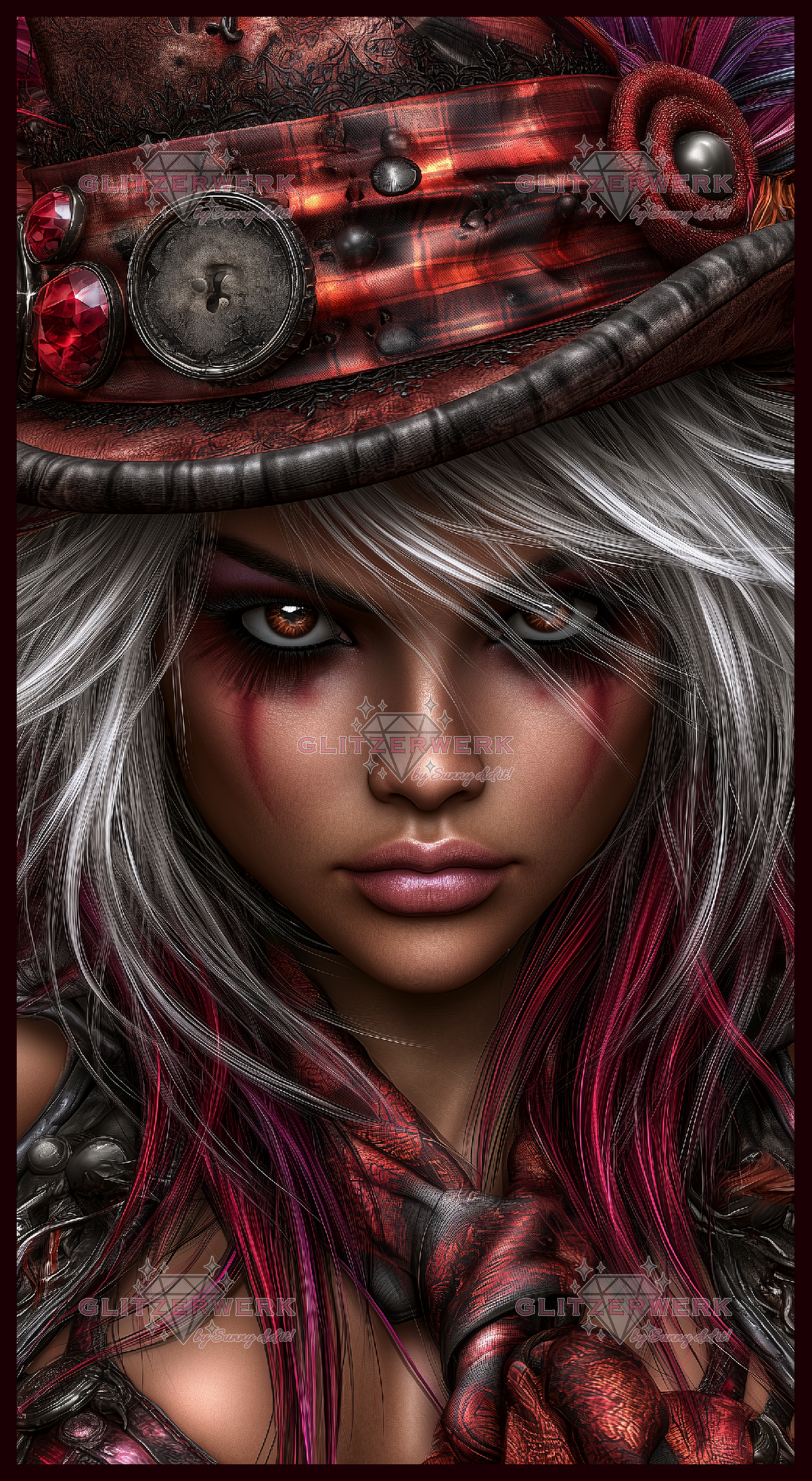 Iron Rebel by Sunny did it! 70x130cm 130 Farben