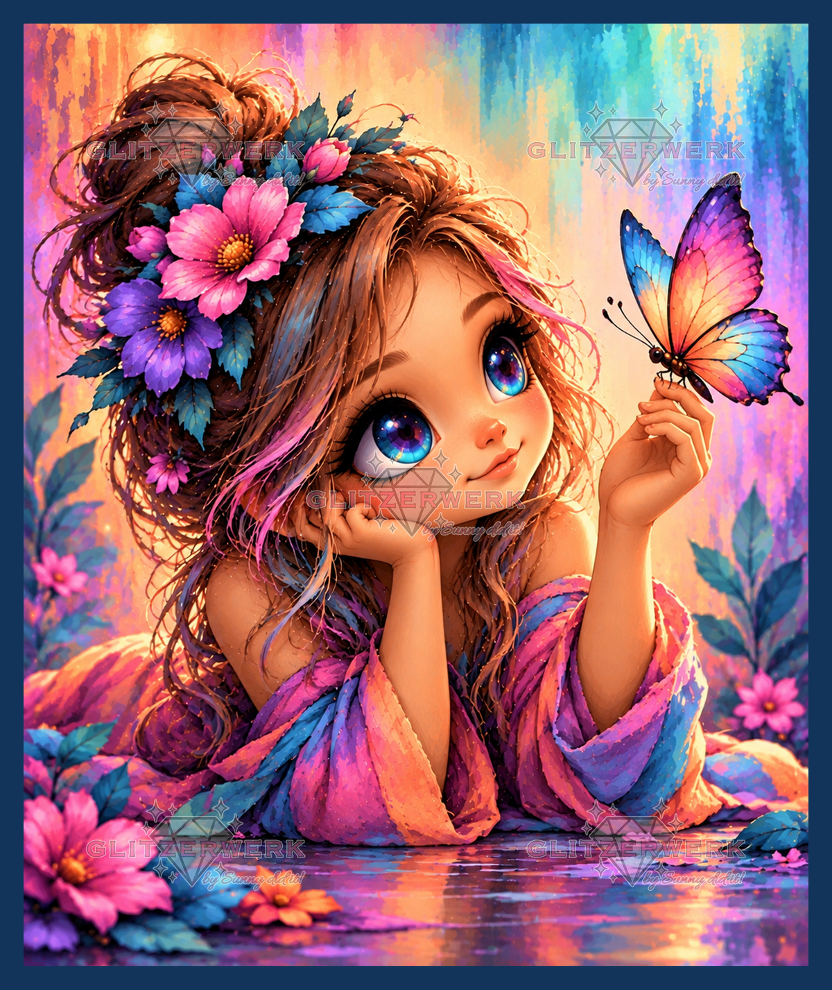 A magical Moment by Tiki_DIAMONDS.ai 50x60cm 115 Farben
