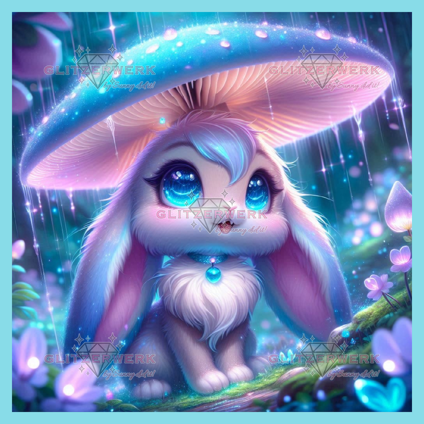 Mushroom Glow by Lexxy.ai 50x50cm 95 Farben