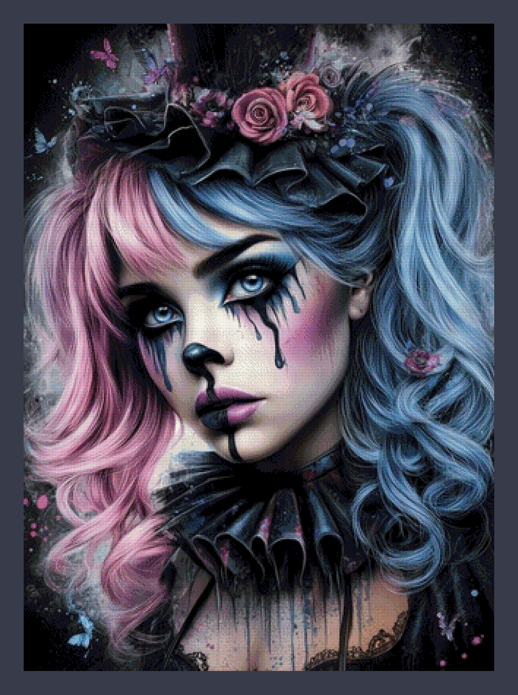 Sadness 2.0 by CaroFelicia 80x110cm 115 Farben mit 10 Sondersteinen - Puzzle
